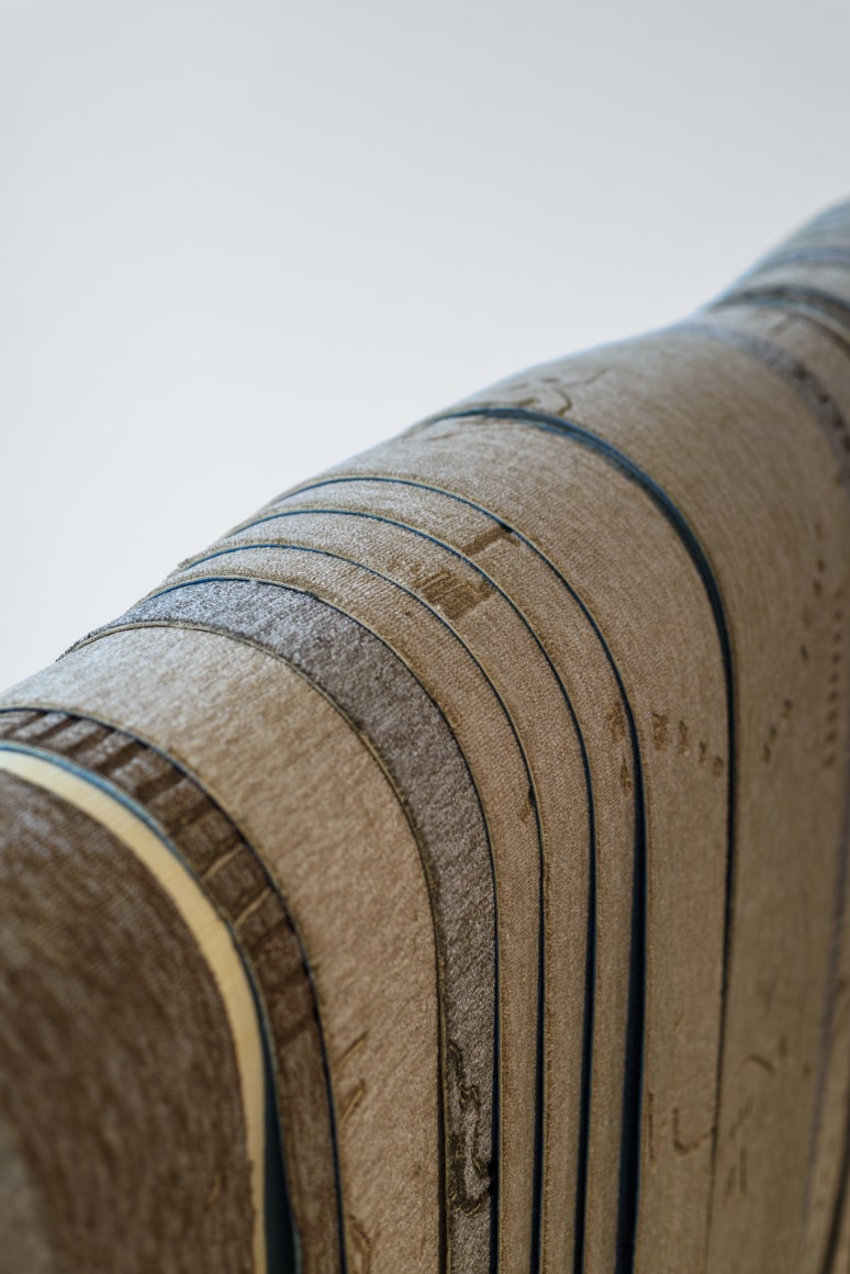 Hera B&uuml;y&uuml;ktaşcıyan, Like an Avalanche Started by a Gentle Push, 2023, Installation view at&nbsp;A Permanent Nostalgia for Departure: A rehearsal on legacy with Zaha Hadid.&nbsp;Curated by Maite Borjabad L&oacute;pez-Pastor