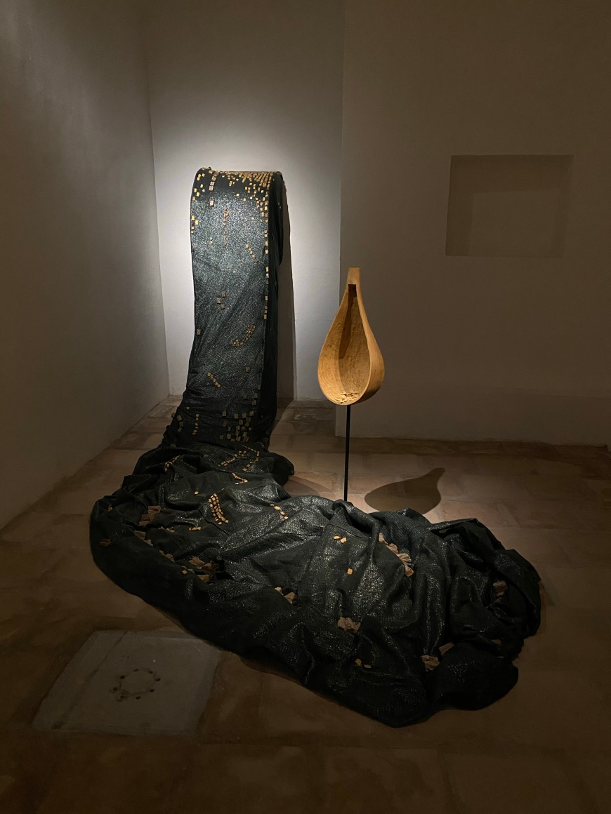 Hera B&uuml;y&uuml;ktaşcıyan in collaboration with Islom Khudoyverdiev, Under the Mulberry Tree, the Wind Sang Our Names, 2024&ndash;2025