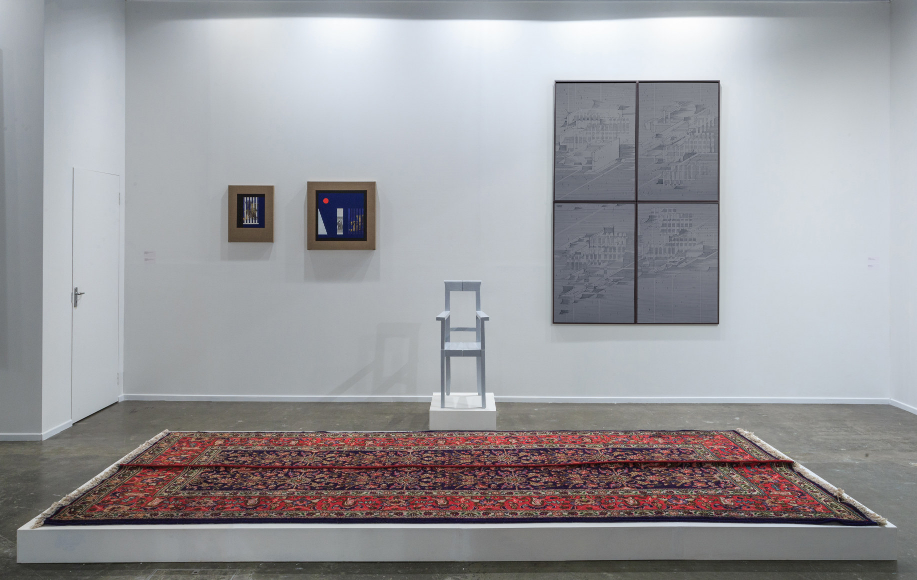 Installation view of Green Art Gallery, Dubai at Art Dubai, 2015