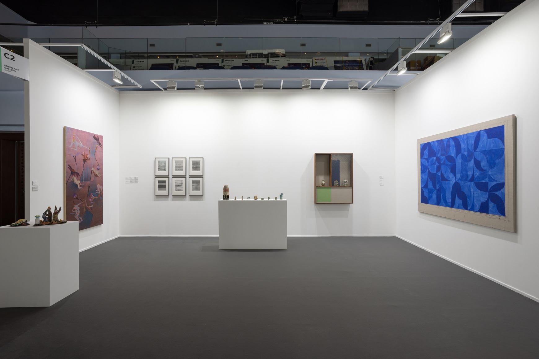 Installation view of Green Art Gallery at Art Dubai 2023