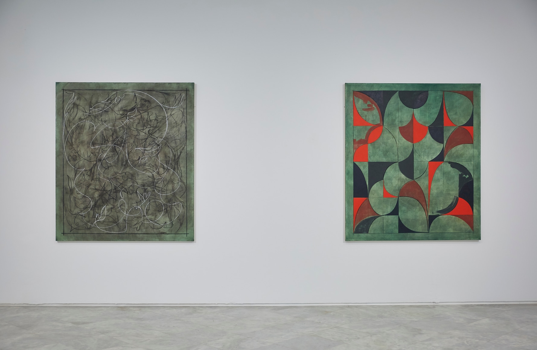 Kamrooz Aram, Installation view at&nbsp;Desorientalismos, Centro Andaluz de Arte Contempor&aacute;neo, Seville, Spain, 2020