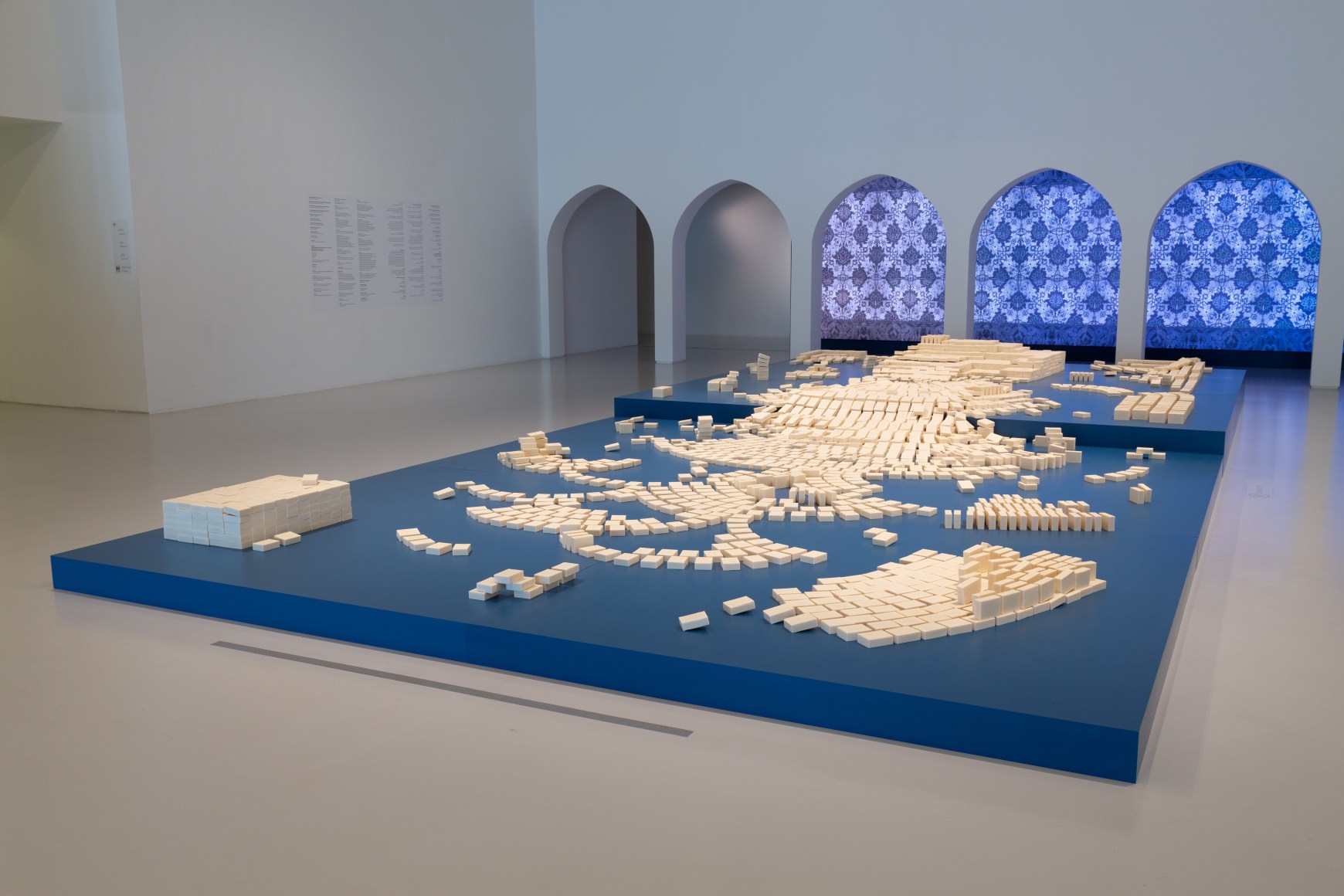 Hera B&uuml;y&uuml;ktaşcıyan, In Situ, 2013, Installation view at&nbsp;Mathaf: Arab Museum of Modern Art, Doha, Qatar
