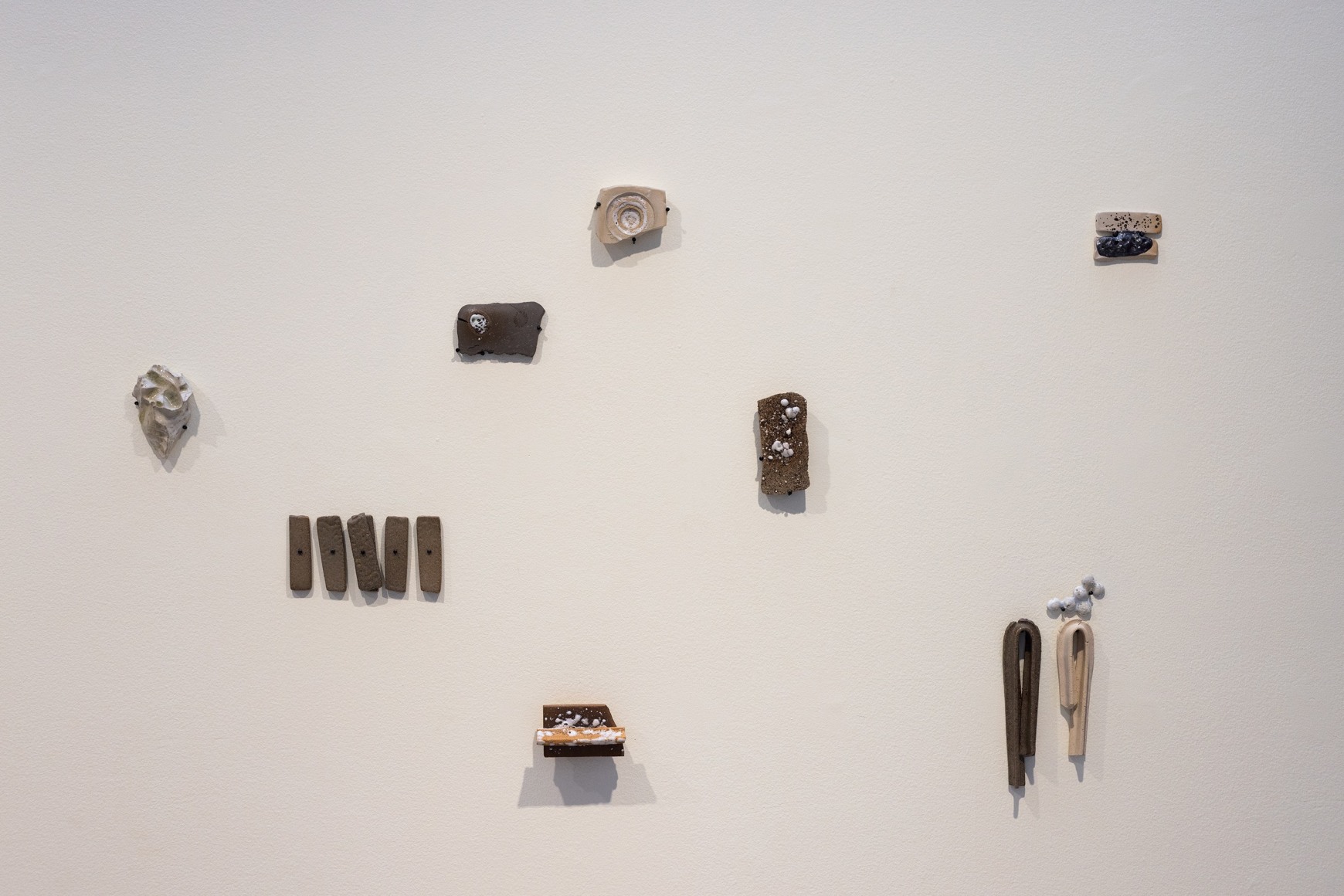 Rossella Biscotti and Ma&iuml;a Beyrouti, Sand Portables Series, 2025, Various materials (sand, clay, plant ash, mud salt, mars re-golith)