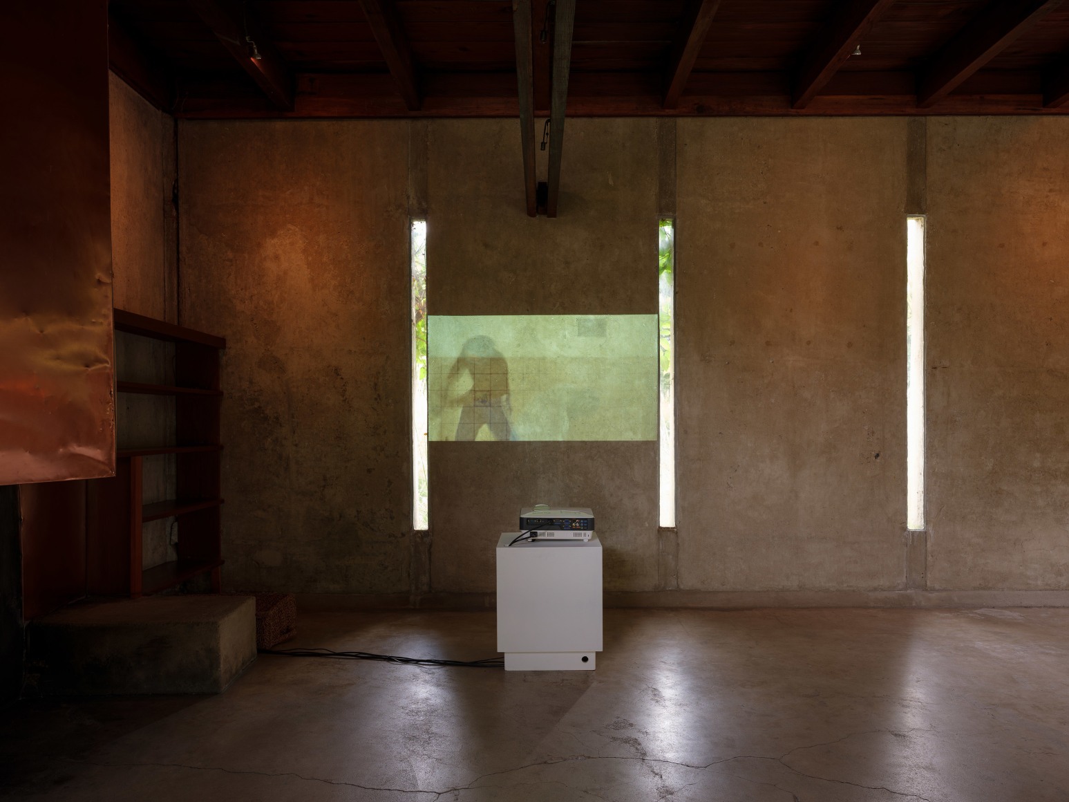 Nazgol Ansarinia, Fragment 1, Demolishing buildings, buying waste, 2016, Installation view at DEMO, MAK Center, Los Angeles, USA, 2020