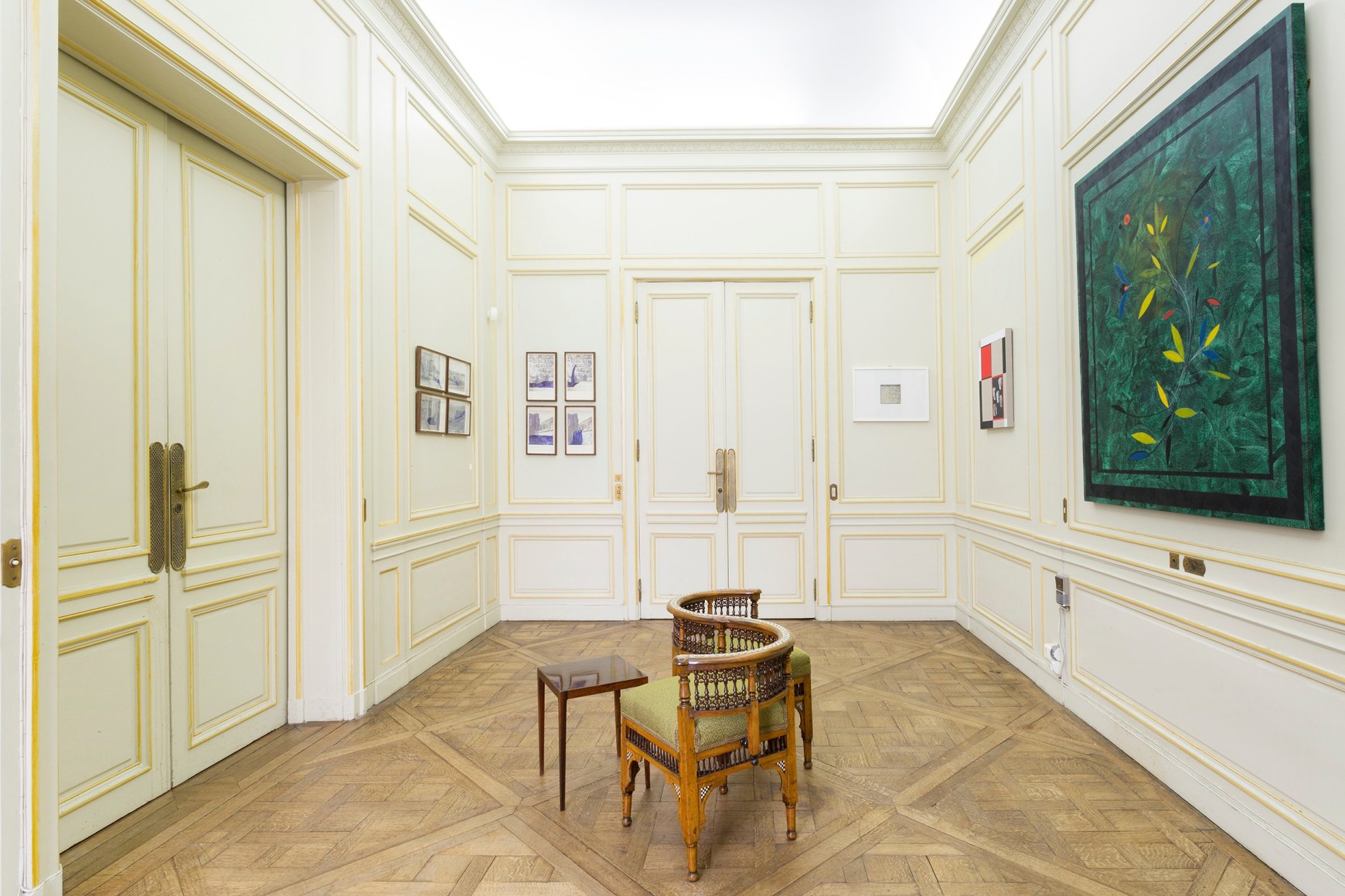 Installation view of Green Art Gallery, Dubai&nbsp;at Paris Internationale, 2016