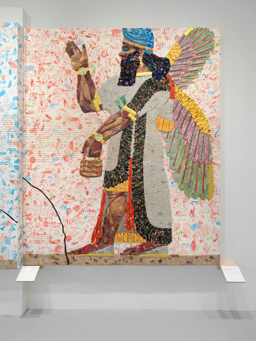 Dispute Between the Tamarisk and the Date Palm,&nbsp;Michael Rakowitz, Installation view at REDCAT, Los Angeles, 2019