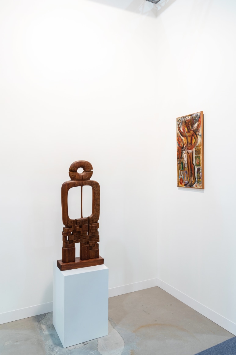 Installation view of Green Art Gallery, Dubai at Abu Dhabi Art 2021