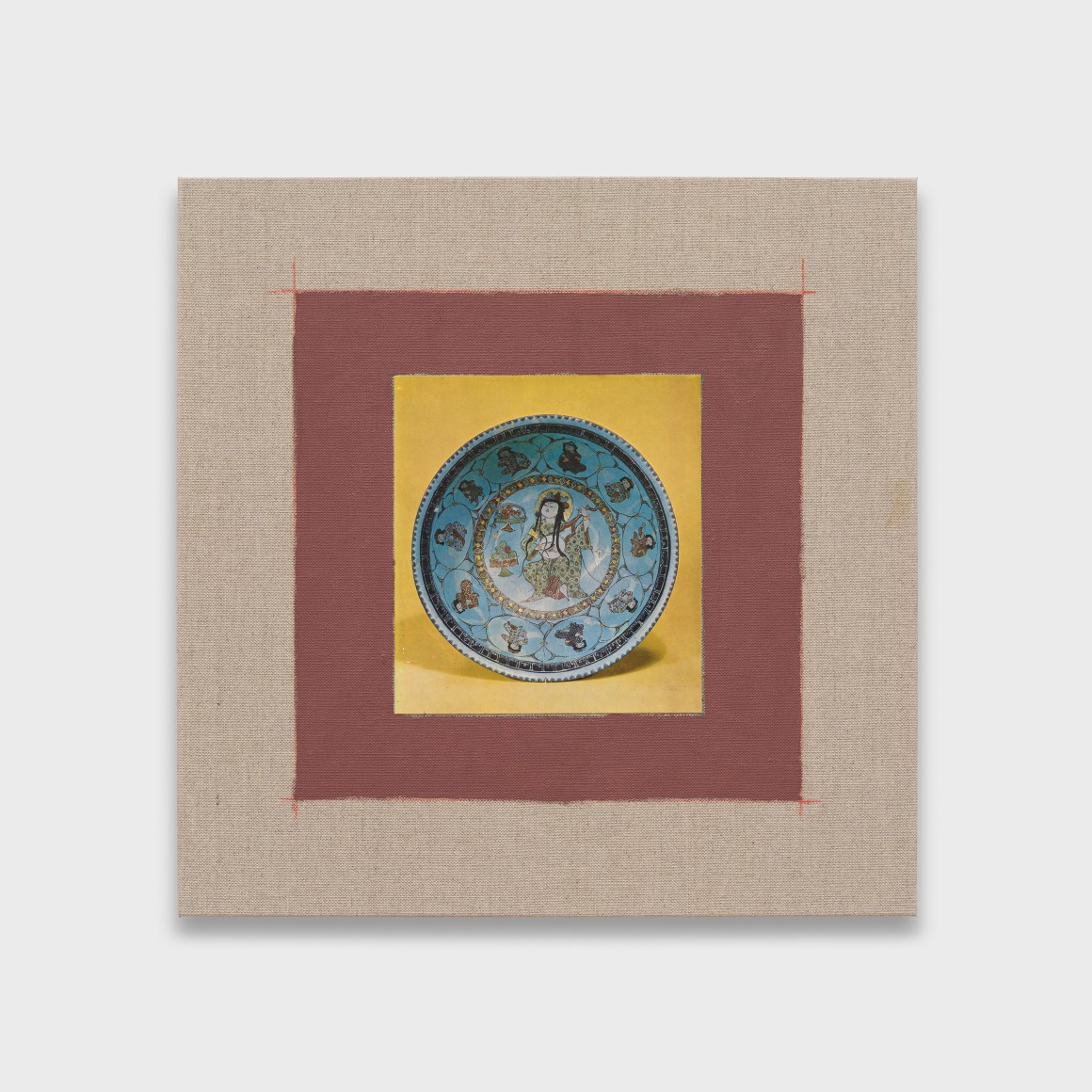 Kamrooz Aram, Variations on Turquoise Bowl (detail), 2025