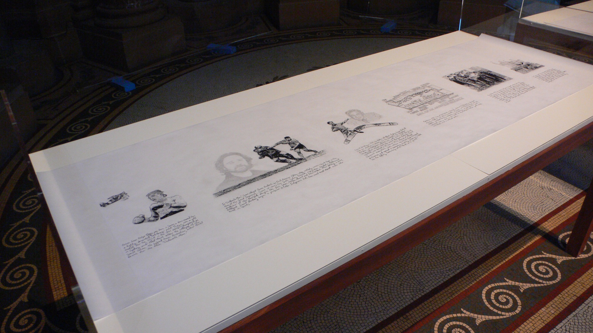 Michael Rakowitz,&nbsp;White man got no dreaming&nbsp;(detail),&nbsp;2008