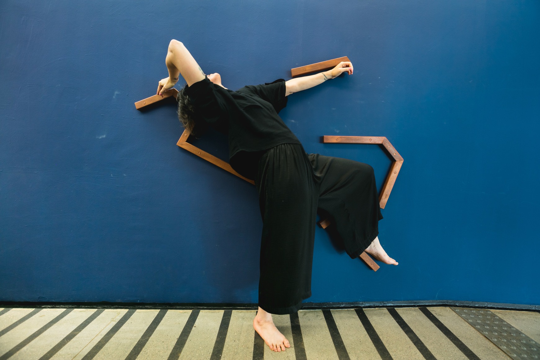 Ana Mazzei: Corpo Parede, Installation at Museum of Modern Art of S&atilde;o Paulo, S&atilde;o Paulo, Brazil, 2018