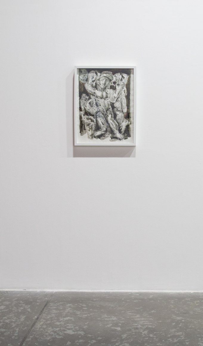 Works on paper: Hikayat, Installation view at Green Art Gallery, 2014