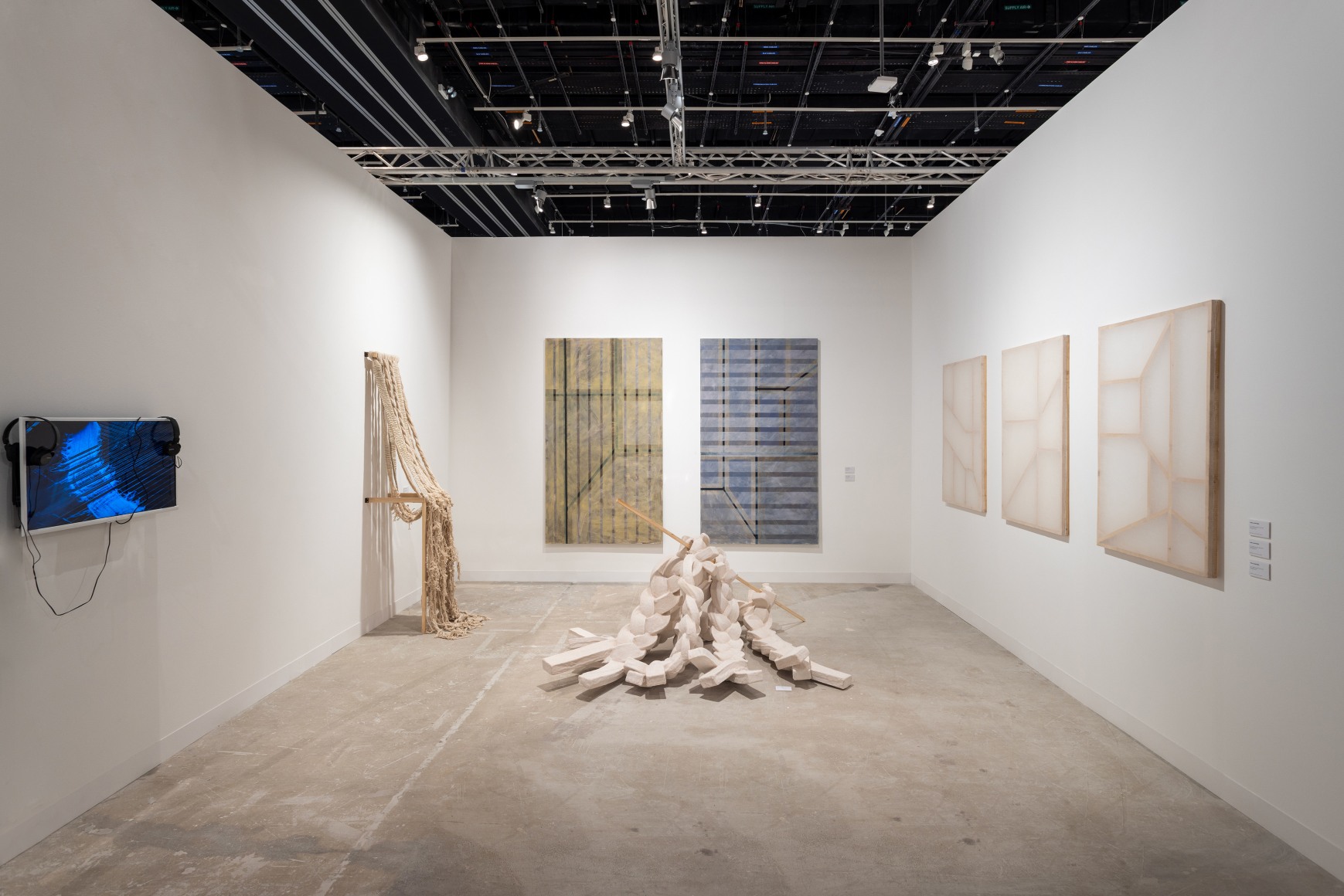 Installation view of Green Art Gallery at Abu Dhabi Art, Manarat Al Saadiyat, Abu Dhabi, 2022