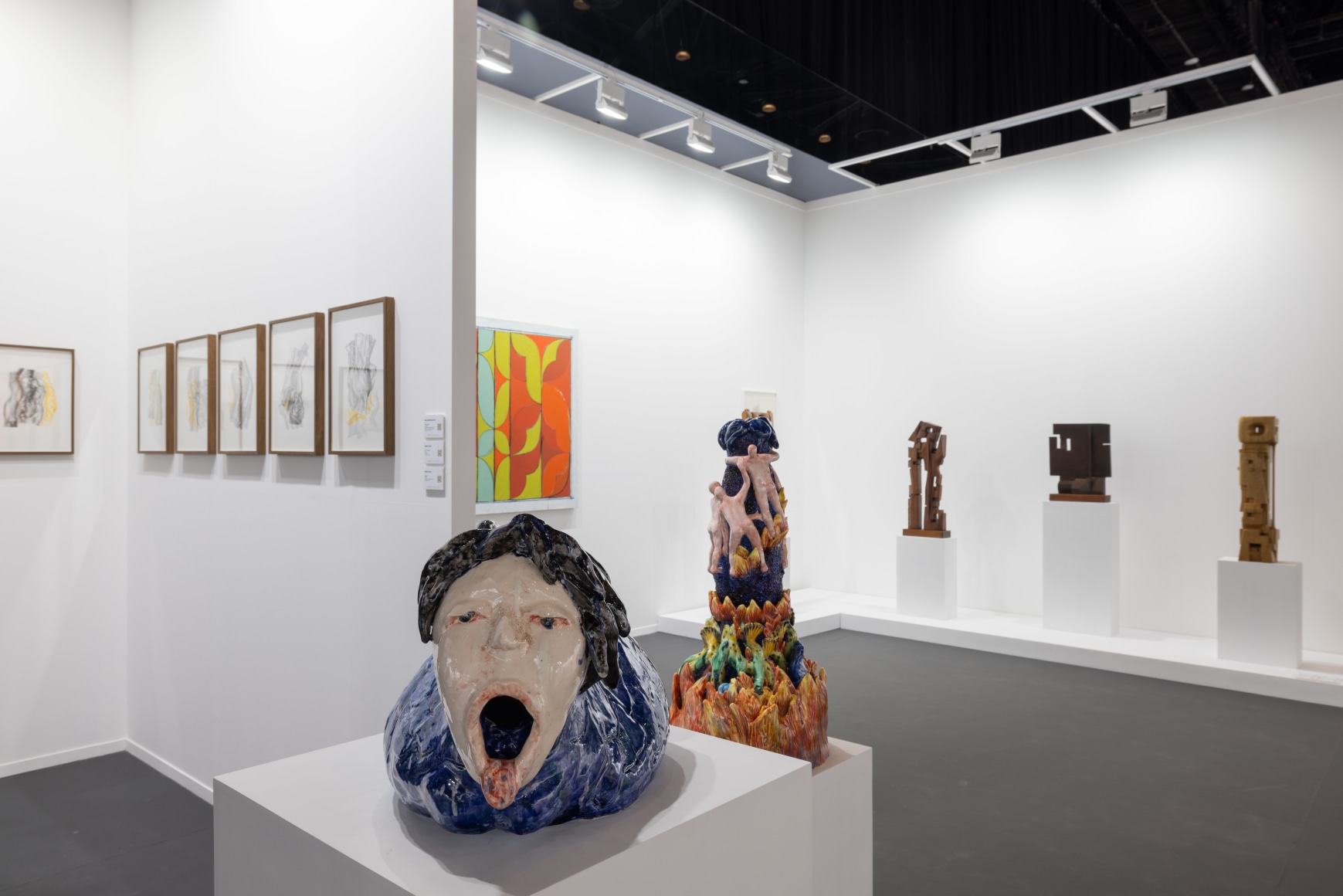 Installation view of Green Art Gallery at Art Dubai 2024