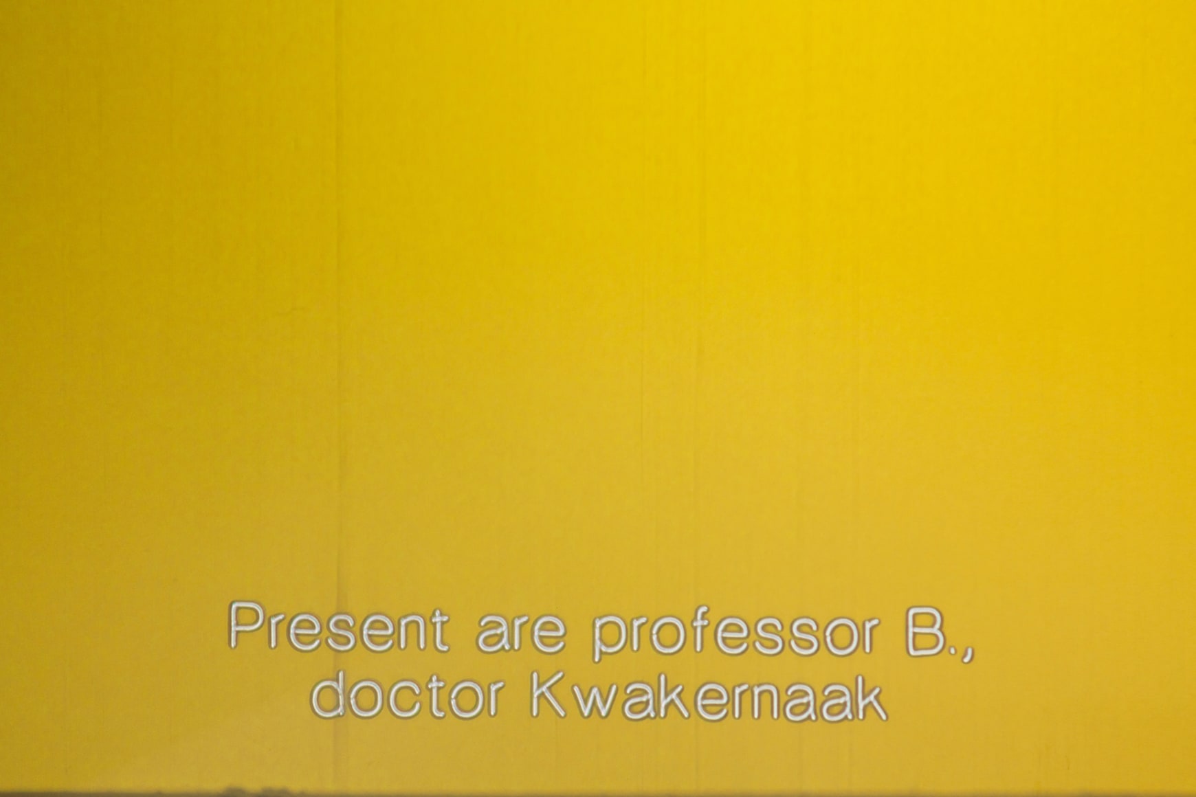 Rossella Biscotti, Yellow Movie (still), 2010&nbsp;