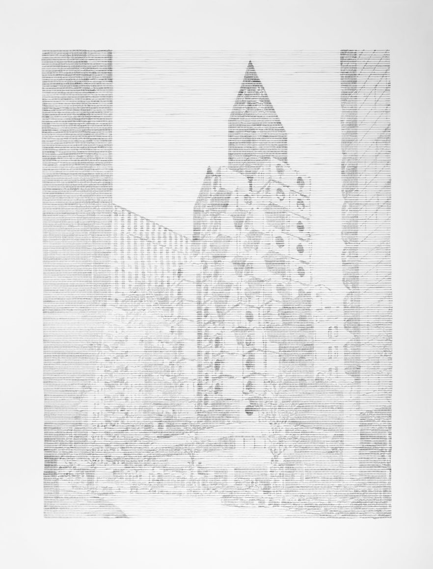 Seher Shah, Single Utopias (Nakagin I, Tokyo), 2017, Graphite on paper, 165 x 127 cm