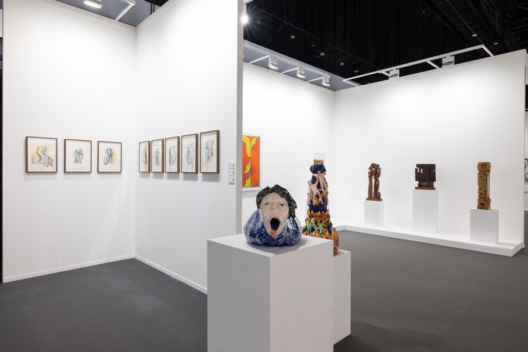 Installation view of Green Art Gallery at Art Dubai 2024