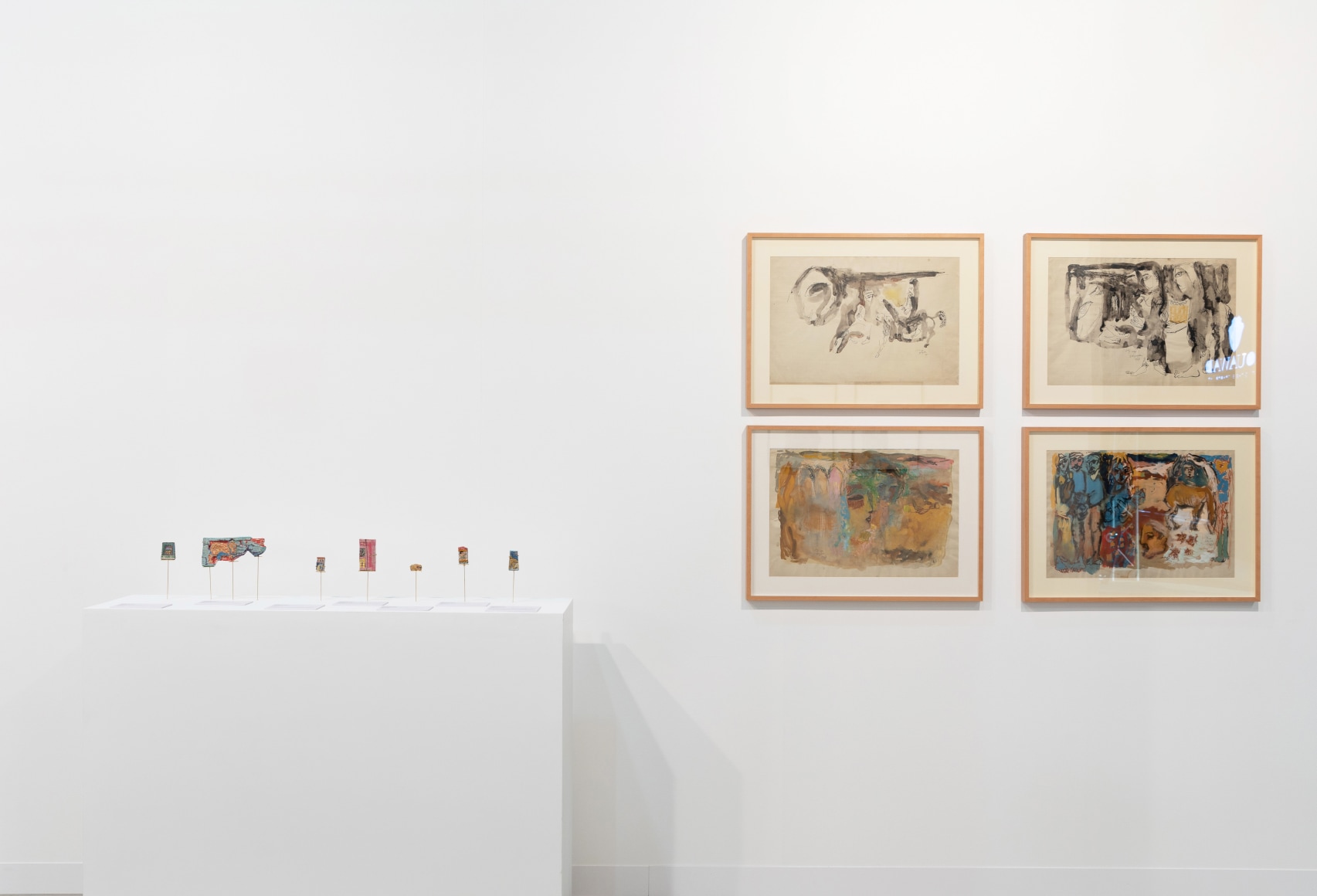 Installation view of Green Art Gallery, Dubai at Abu Dhabi Art 2021