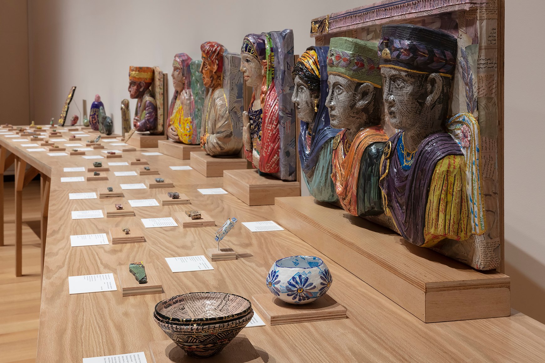 Michael Rakowitz: Nimrud, Installation view at Wellin Museum of Art, New York, 2020