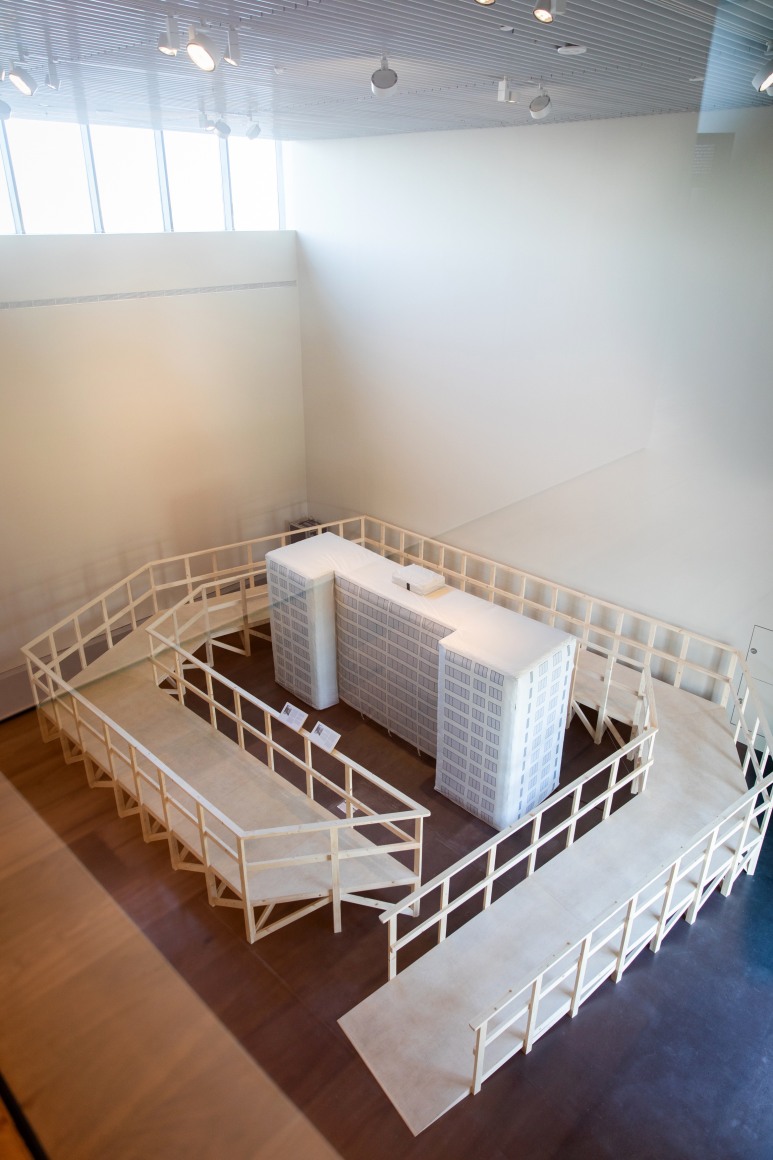 Michael Rakowitz, Dull Roar, 2005, Installation view at Jameel Arts Centre, Dubai, UAE, 2020