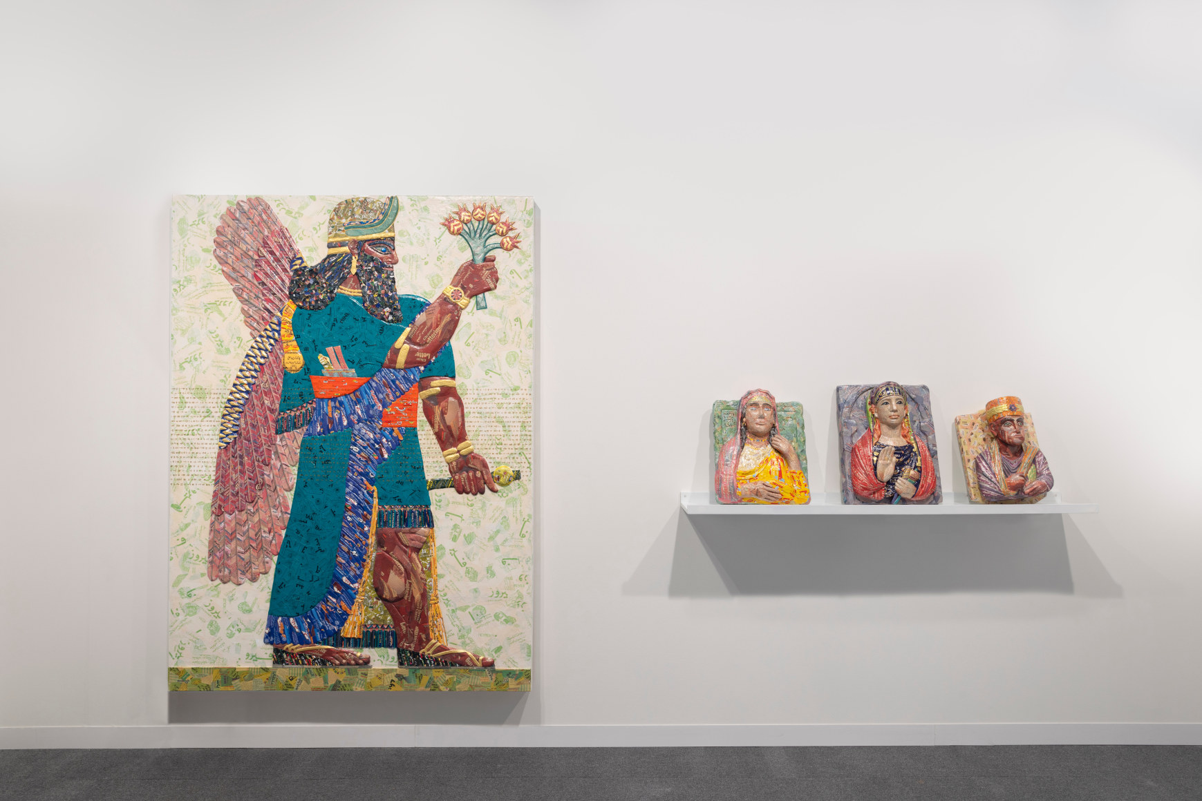 Installation view of Green Art Gallery at Abu Dhabi Art 2023