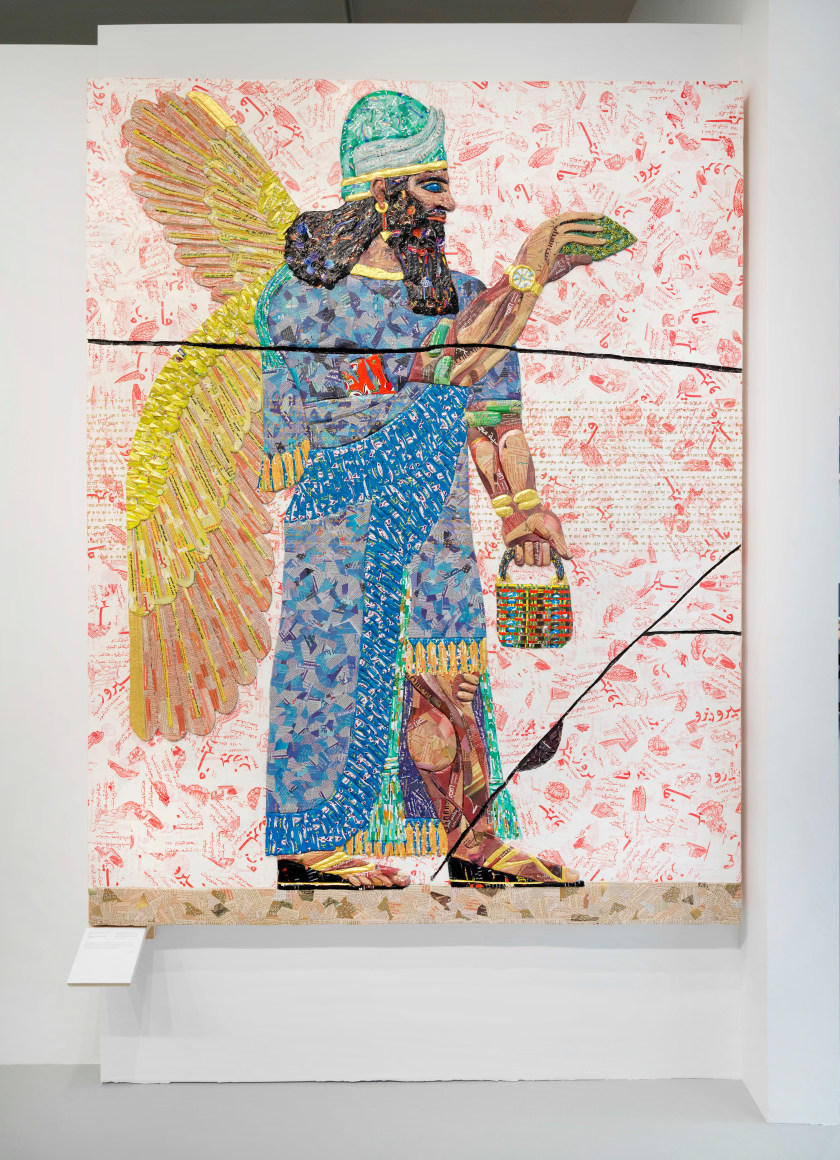 Dispute Between the Tamarisk and the Date Palm,&nbsp;Michael Rakowitz, Installation view at REDCAT, Los Angeles, 2019