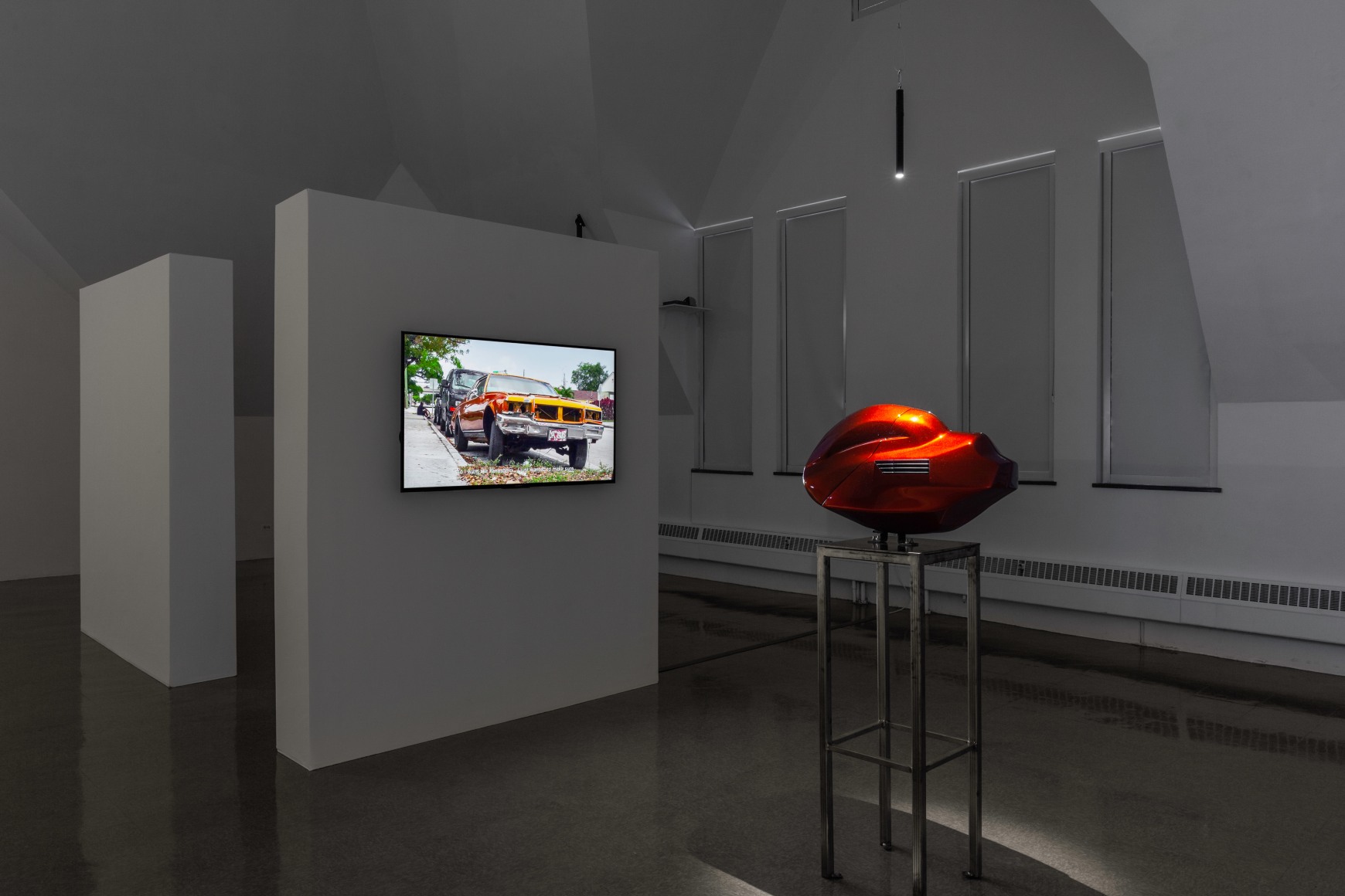 Shadi Habib Allah,&nbsp;Put to Rights, Installation view at at The Renaissance Society, Chicago, 2018