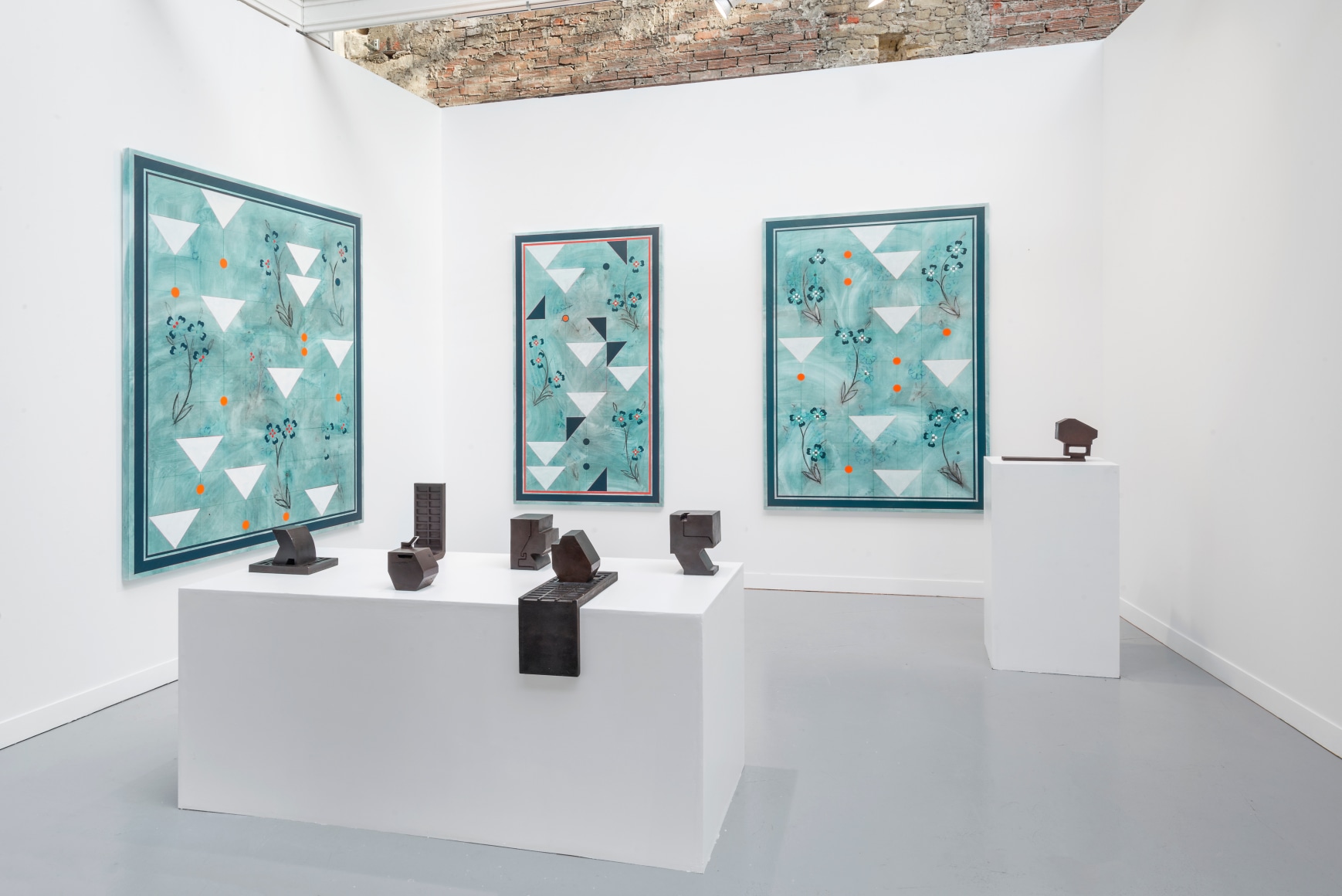 Installation view of Green Art Gallery, Dubai&nbsp;at FIAC, Paris, 2017