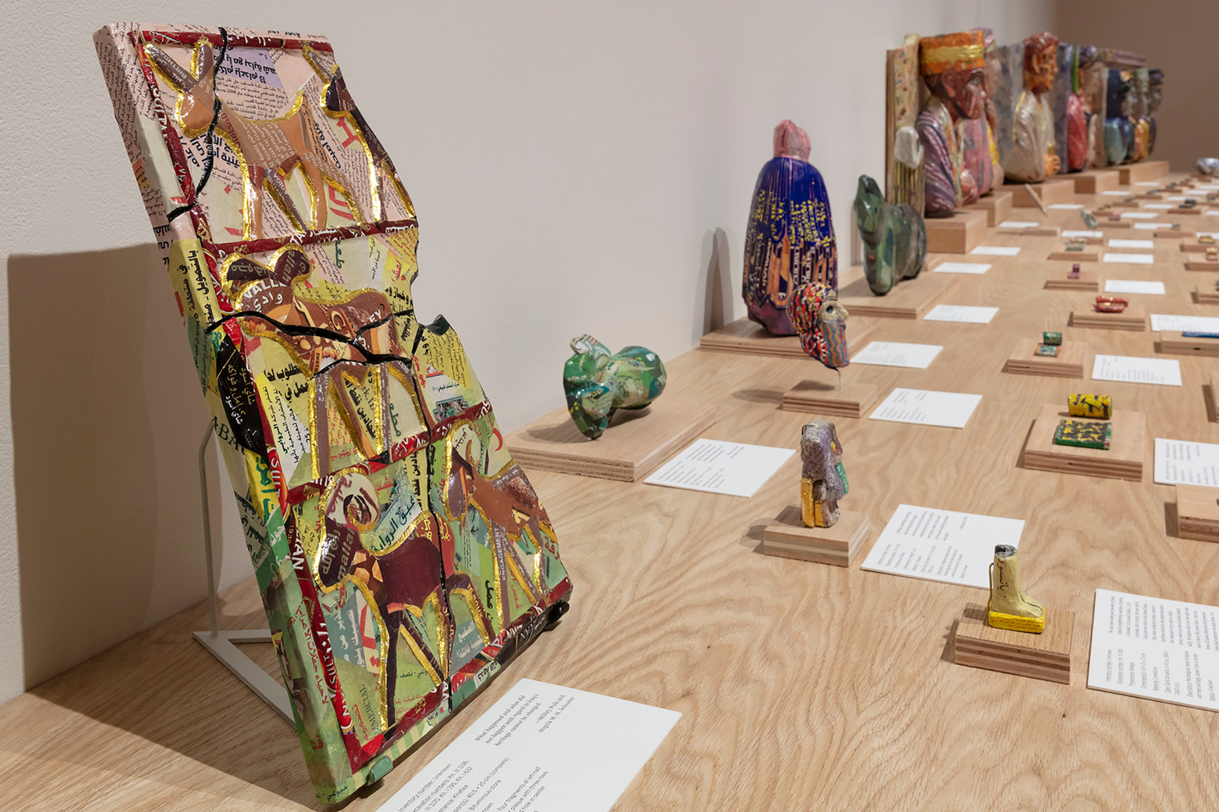 Michael Rakowitz: Nimrud, Installation view at Wellin Museum of Art, New York, 2020