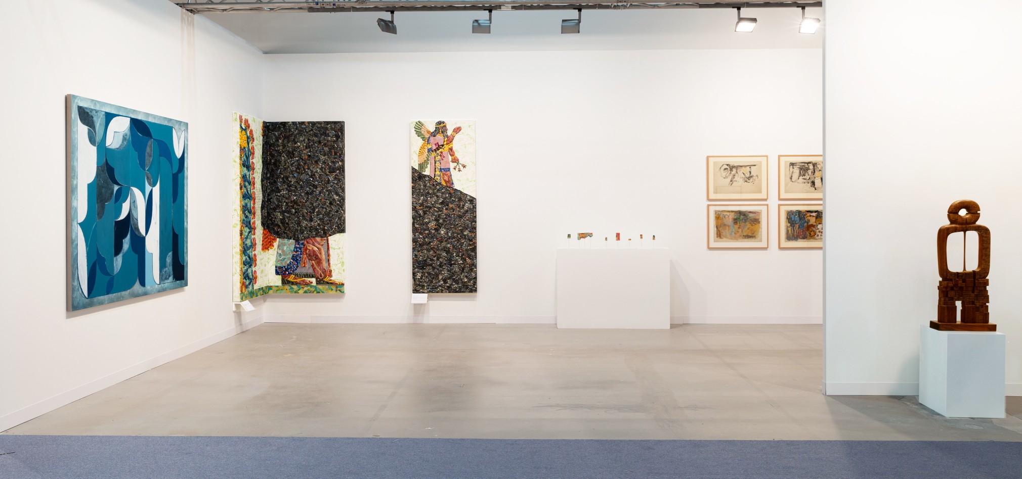 Installation view of Green Art Gallery, Dubai at Abu Dhabi Art 2021