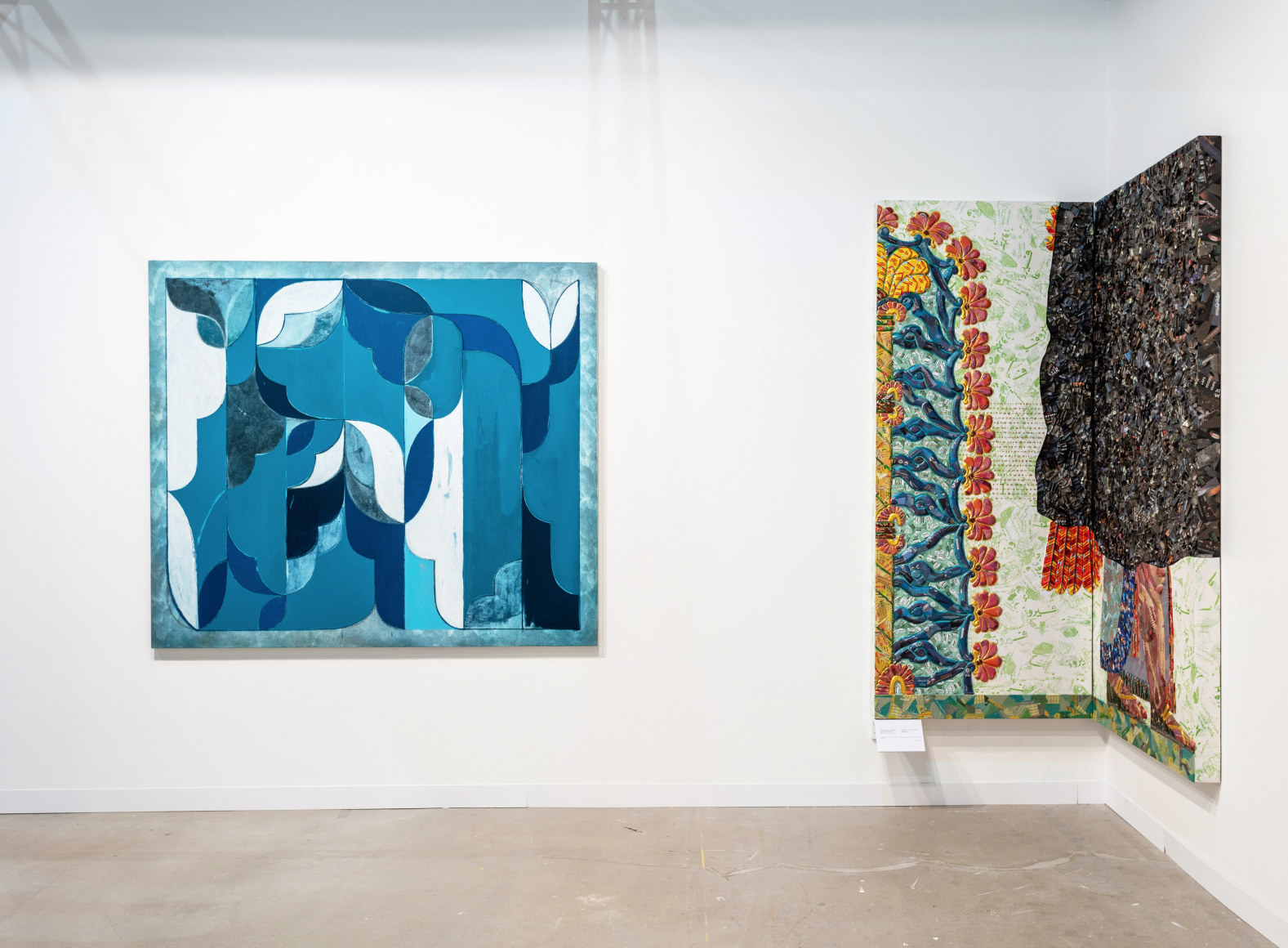 Installation view of Green Art Gallery, Dubai at Abu Dhabi Art 2021