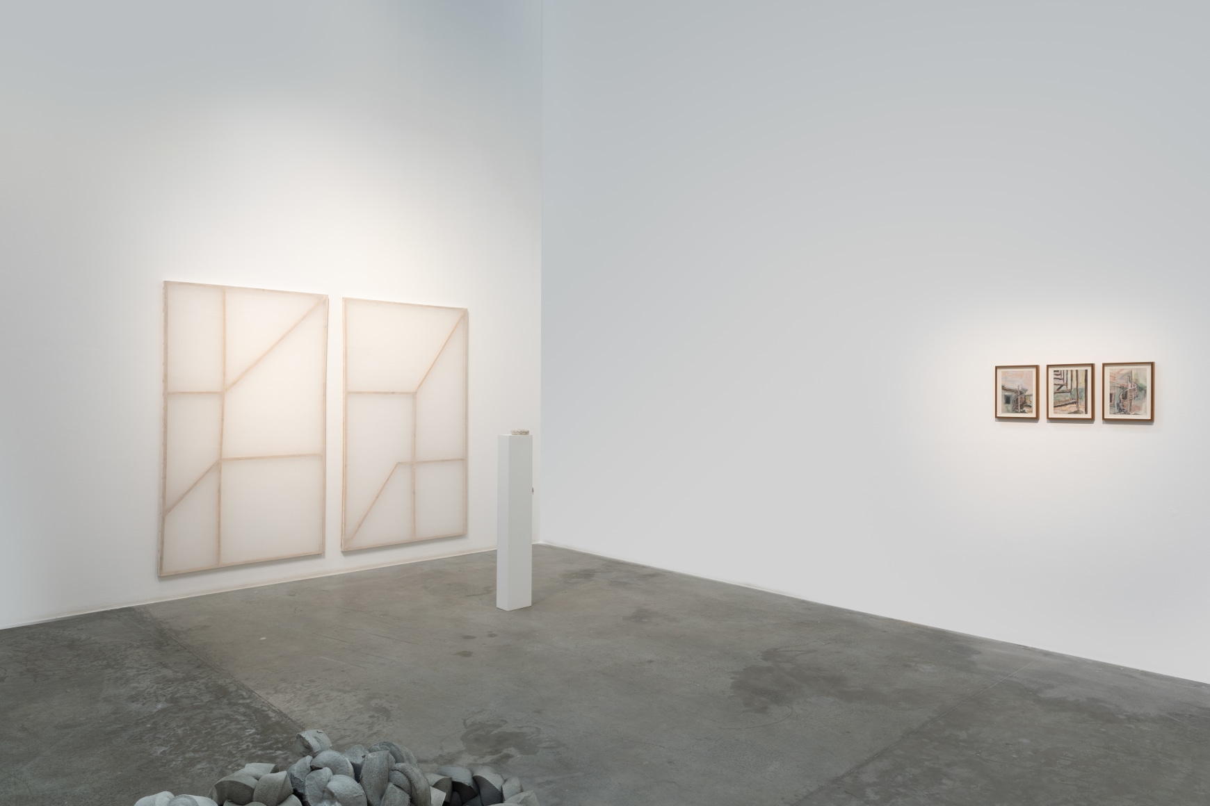 Split Ends,&nbsp;Afra Al Dhaheri, Installation view at Green Art Gallery, Dubai, 2021
