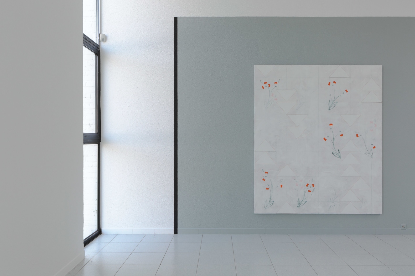 Ornament for Indifferent Architecture,&nbsp;Kamrooz Aram, Installation view at&nbsp;Museum Dhondt-Dhaenens, Deurle, Belgium,&nbsp;2017