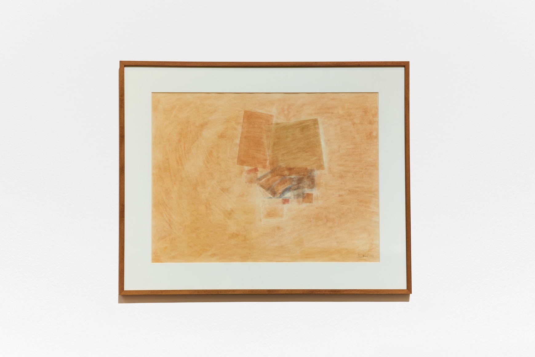 Chaouki Choukini, Lieu 1, 1992, Watercolor on paper, 47.5 x 64 cm