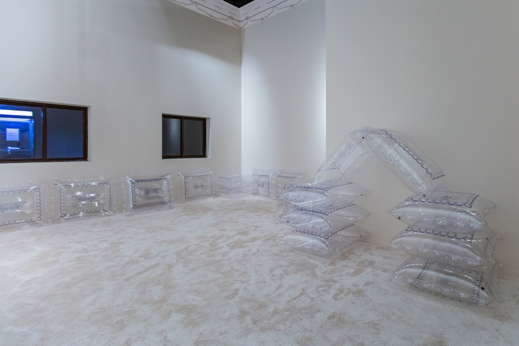 Afra Al Dhaheri, Fwalat Al Aser, 2022, Installation view at Manarat Al Saadiyat, Abu Dhabi, UAE