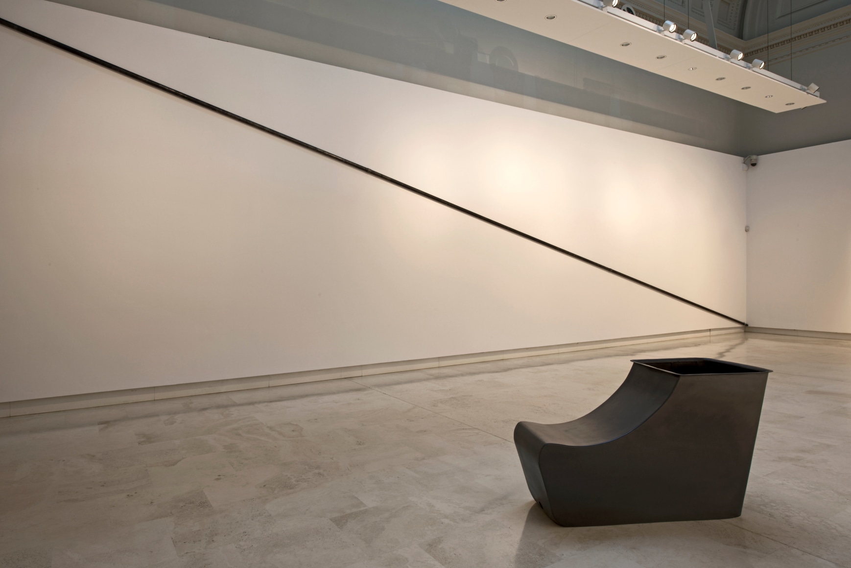 Shadi Habib Allah, Marat Bathtub, 2013, Steel sheets, fiberglass, 127 x 90 x 64 cm