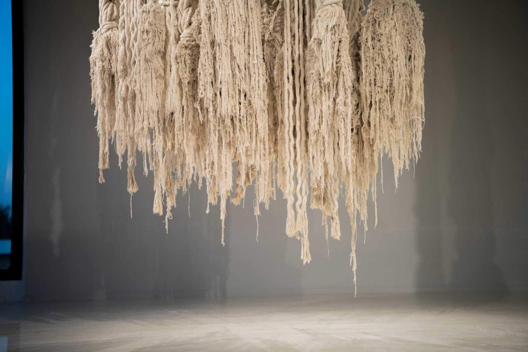 Afra Al Dhaheri, End of A School Braid (detail), 2021