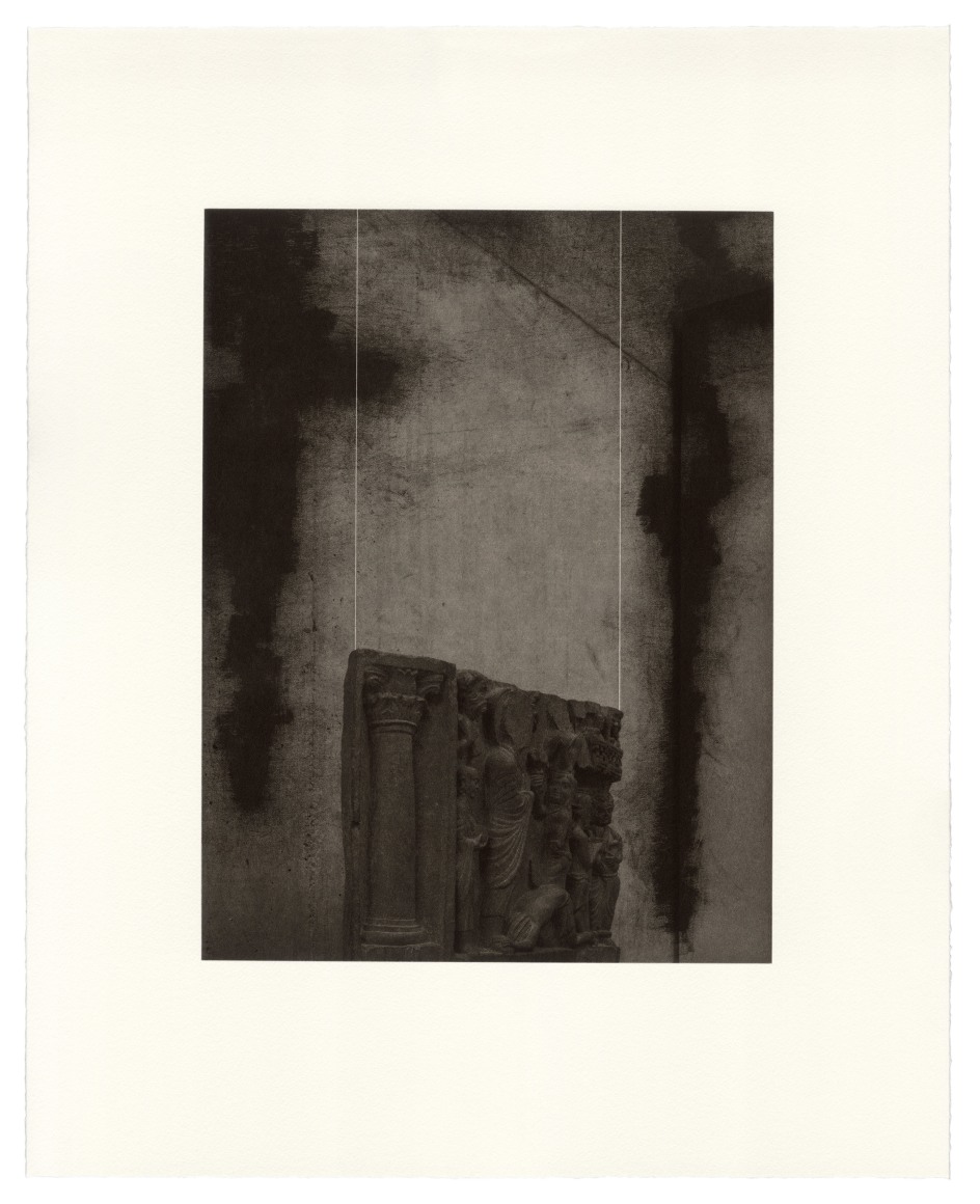 Seher Shah, Argument from Silence (white lines), 2019, Polymer photogravures on Velin Arches paper