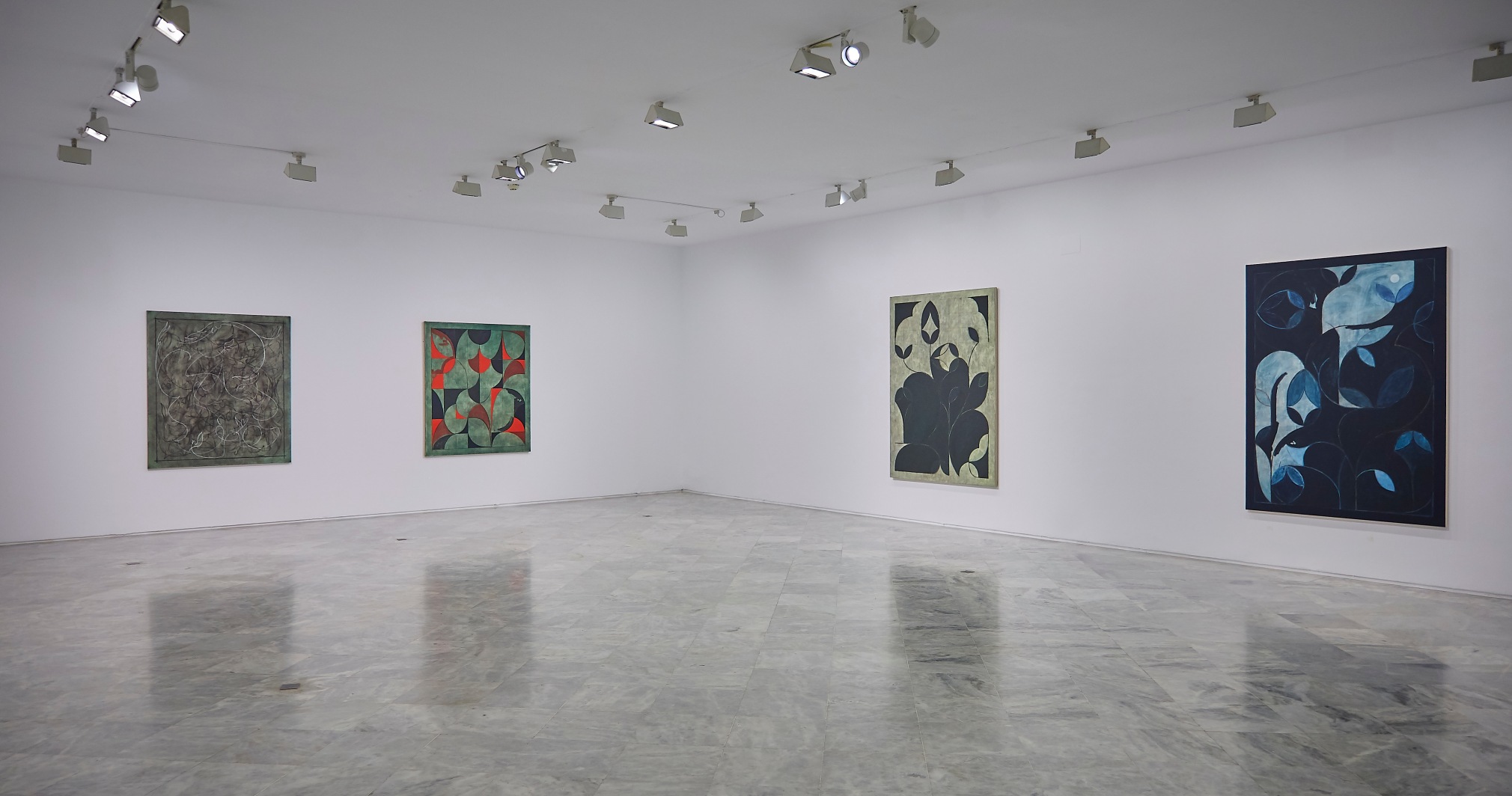 Kamrooz Aram, Installation view at&nbsp;Desorientalismos, Centro Andaluz de Arte Contempor&aacute;neo, Seville, Spain, 2020