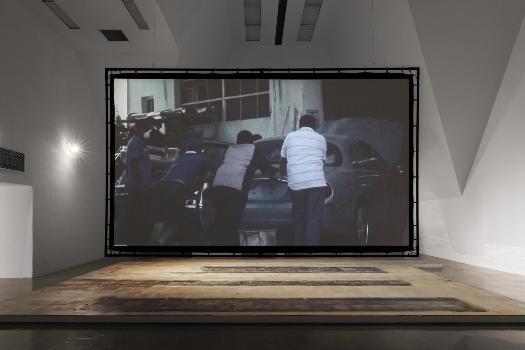 Shadi Habib Allah,&nbsp;Put to Rights, Installation view at at The Renaissance Society, Chicago, 2018