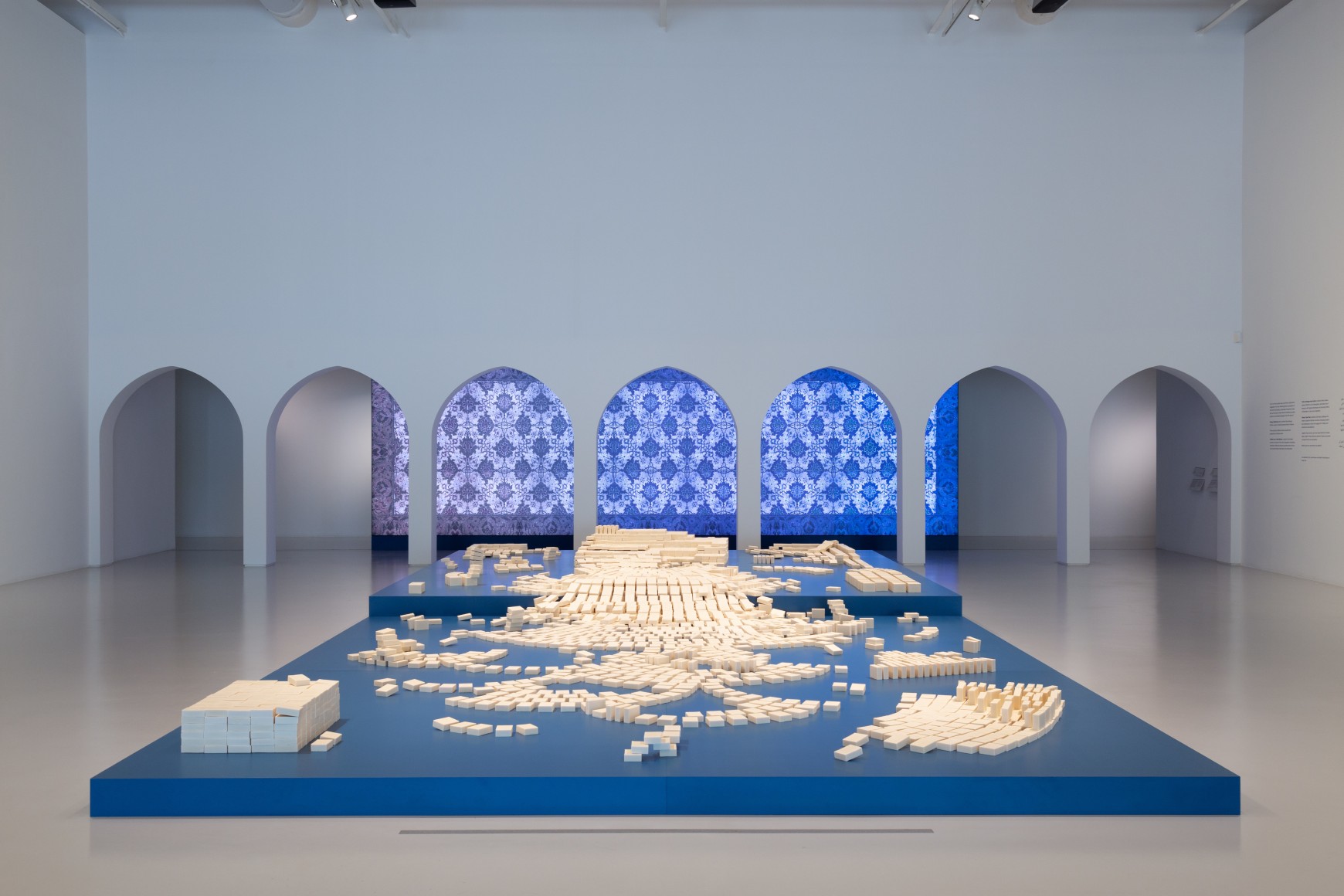 Hera B&uuml;y&uuml;ktaşcıyan, In Situ, 2013, Installation view at&nbsp;Mathaf: Arab Museum of Modern Art, Doha, Qatar