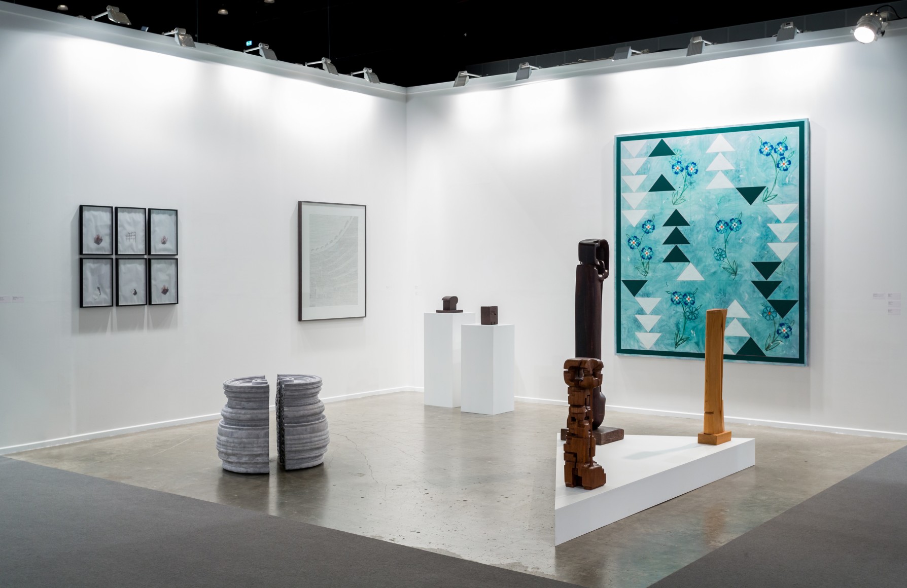 Installation view of Green Art Gallery, Dubai&nbsp;at&nbsp;Art Dubai, 2017