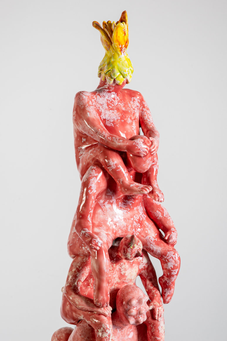 Dorsa Asadi, The neutral witnesses getting baked over the steam (detail), 2022