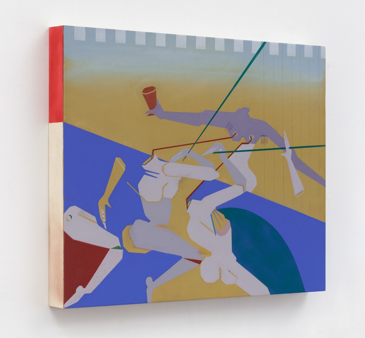 Maryam Hoseini, Sequences of Women With Long Tails (1) (side view), 2018