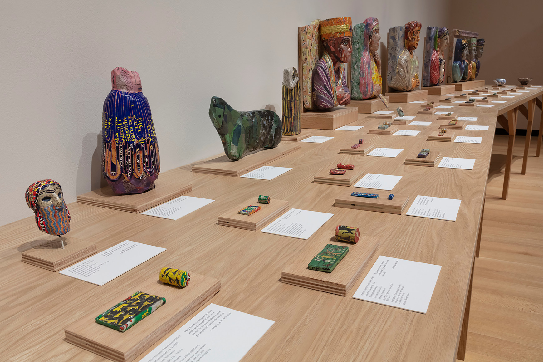 Michael Rakowitz: Nimrud, Installation view at Wellin Museum of Art, New York, 2020