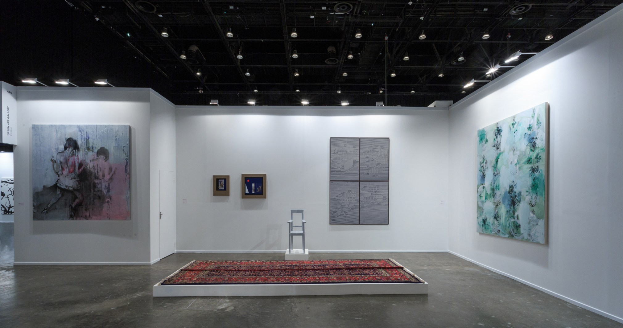 Installation view of Green Art Gallery, Dubai at Art Dubai, 2015