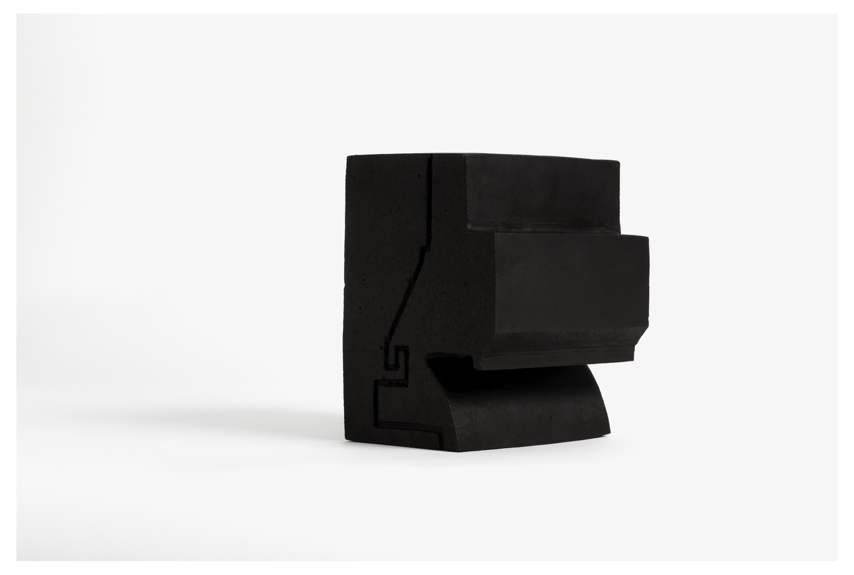 Seher Shah, Untitled&nbsp;(surface cuts), 2015, Cast iron, 19 x 15 x 11 cm