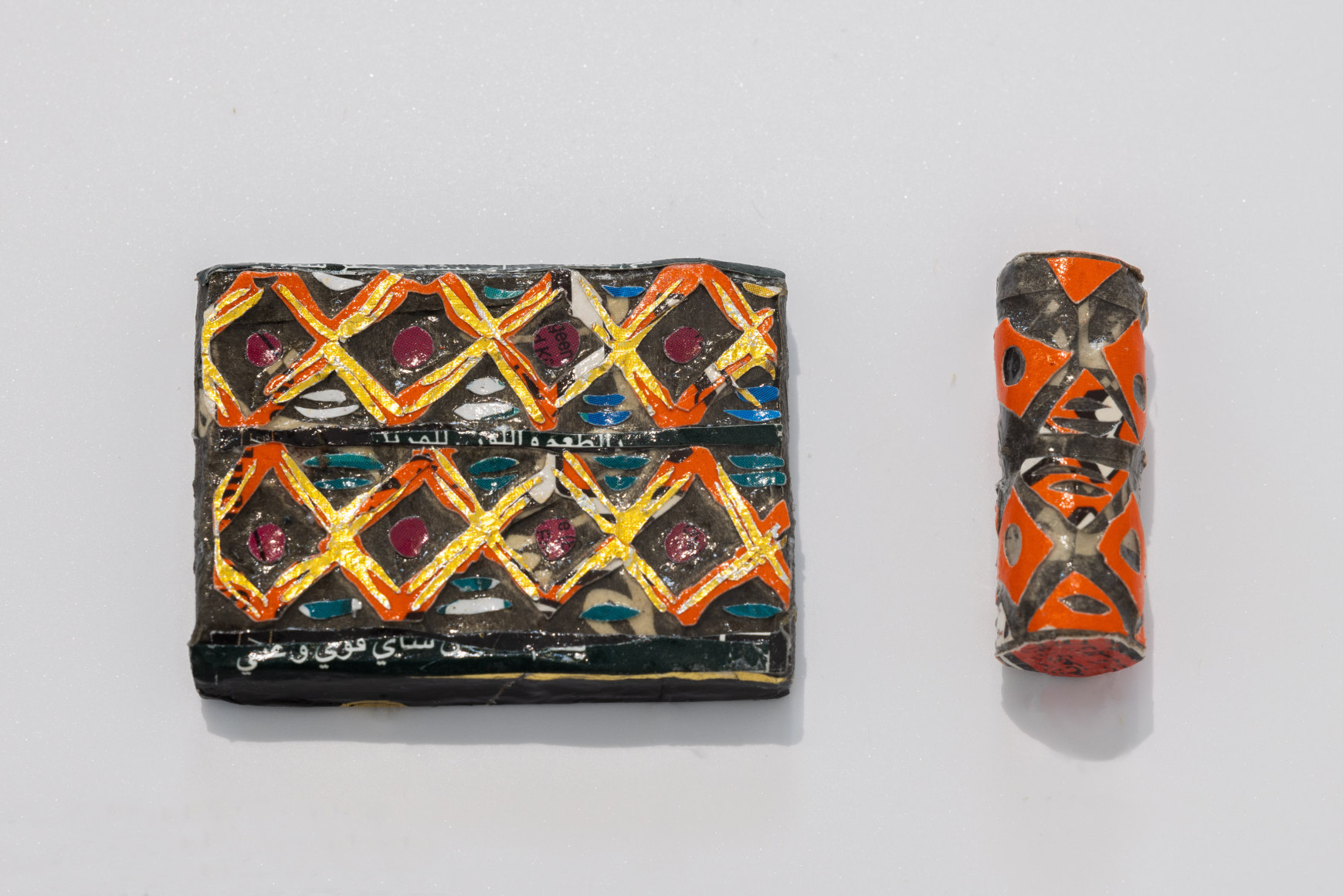 Michael Rakowitz, The invisible enemy should not exist (cylinder seals) (detail), 2022