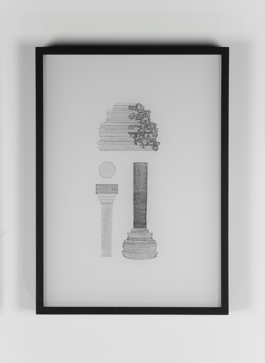 Nazgol Ansarinia, Drawing for Article 47, 2016, Ink and marker on paper, 43.5 x 31 cm