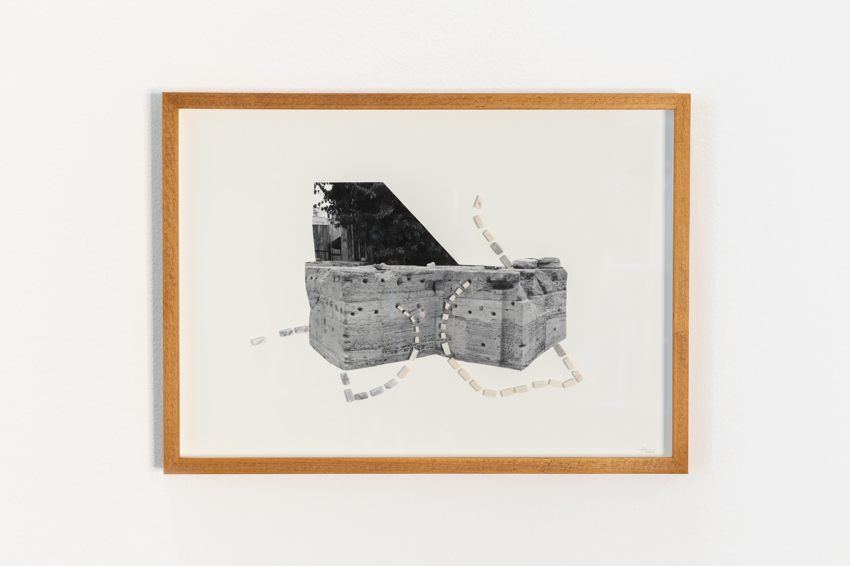 Hera Büyüktaşciyan, Icons for Hidden Stones, 2021, Archival photo print, marble mosaic, 29.7 x 42 cm