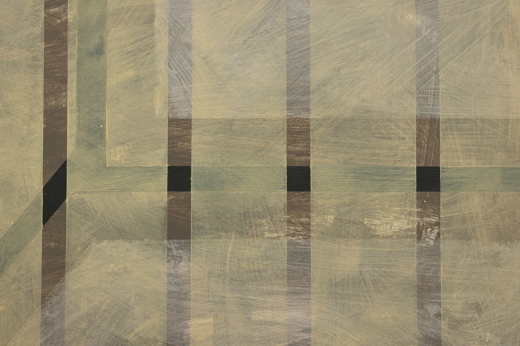 Afra Al Dhaheri, I met a line and we made paintings (detail), 2022